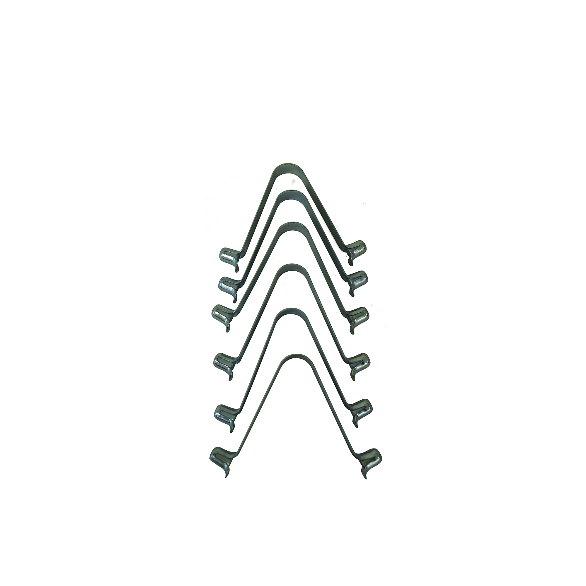 Justrite Replacement Spring Lock for QuietSite Sound Barriers Metal Frame — 6 Pk., Model# 26476
